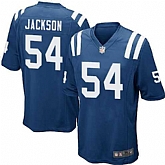 Nike Men & Women & Youth Colts #54 Jackson Blue Team Color Game Jersey,baseball caps,new era cap wholesale,wholesale hats